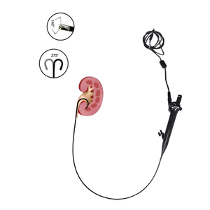 Ureteroscopio metallico riutilizzabile HD Electric Urology flessibile