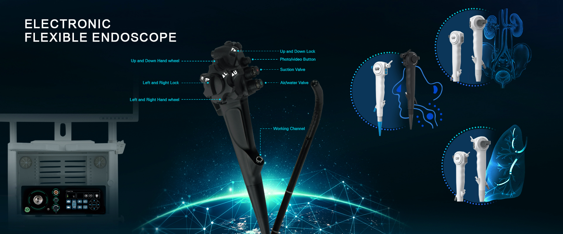 مميزات ومكونات نظام المنظار الإلكتروني المرن